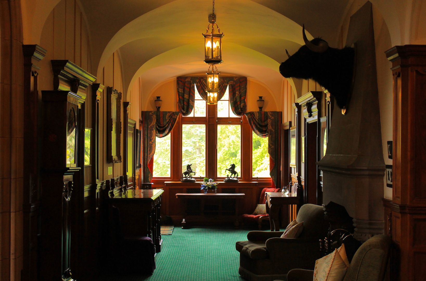 Castle ruins near the Isle of Skye in Scotland.