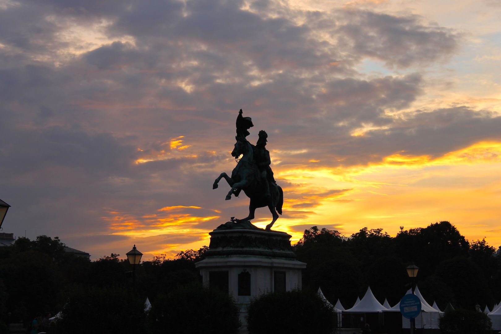 Architectural detail in Vienna, Austria.